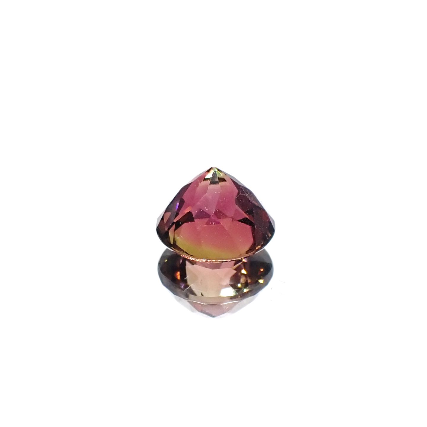 バイカラートルマリン ブラジル産 2.73ct[240527765]8.5x8.5mm前後