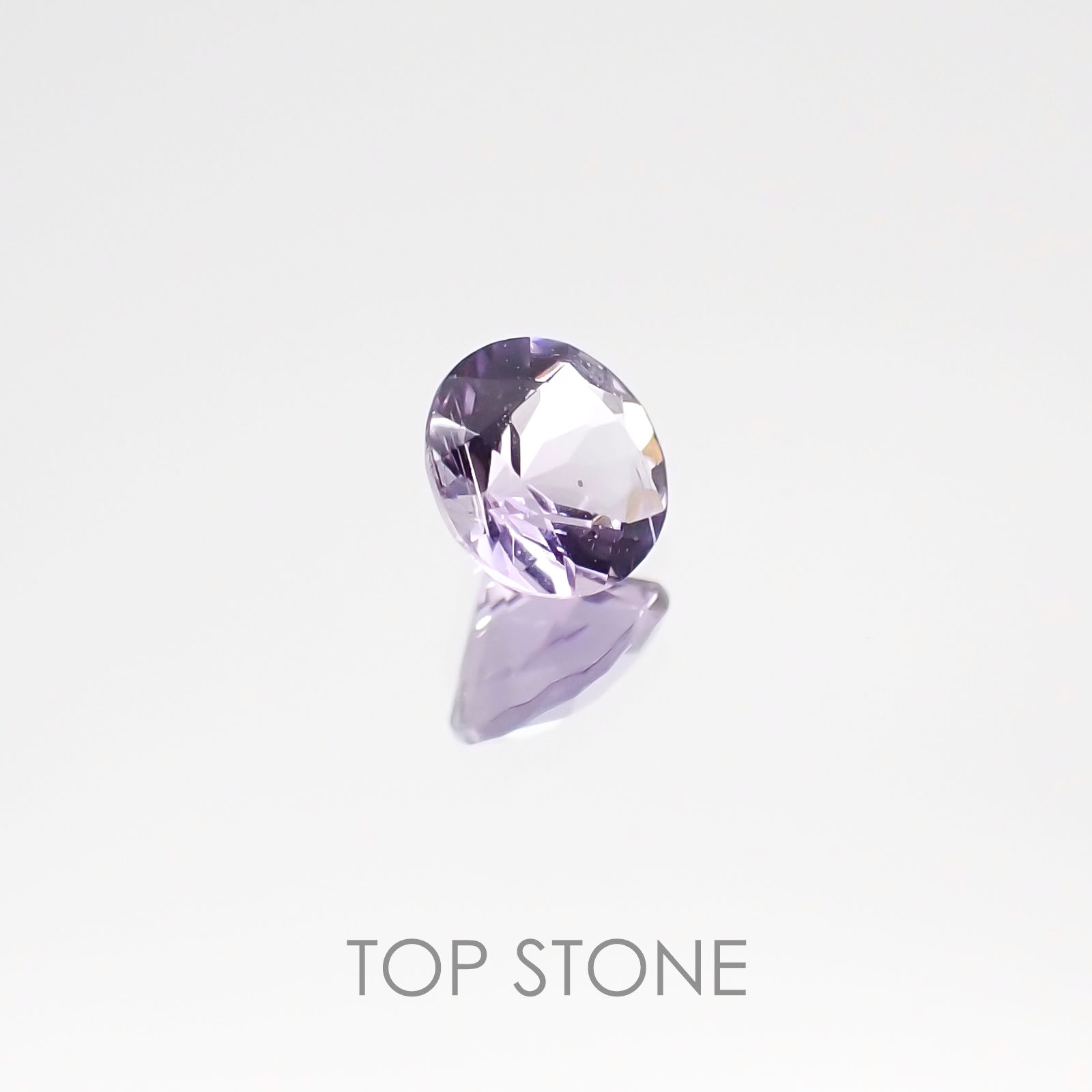 マリアライト(宝石名パープル・スキャポライト) スリランカ産 0.19ct 識別済[20106649]3.9×3.9mm前後