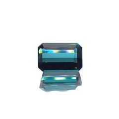 インディゴライト(宝石名ブルー・トルマリン/別名インディゴライト)ブラジル産 1.175ct ソ付(彩珠)[231224373]7.1x4.7mm前後