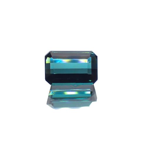 インディゴライト(宝石名ブルー・トルマリン/別名インディゴライト)ブラジル産 1.175ct ソ付(彩珠)[231224373]7.1x4.7mm前後
