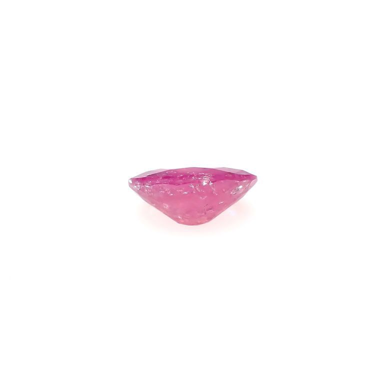 ペツォッタイト(ラズベリル)(宝石名ペツォッタイト)マダガスカル産 4.145ct ソ付(彩珠)[241029299]12.5x9.5mm前後