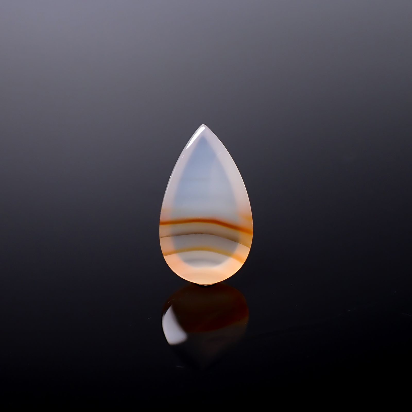 モンタナアゲート アメリカ・モンタナ州産 10.23ct / 22.9x13.4mm前後 [260832763]