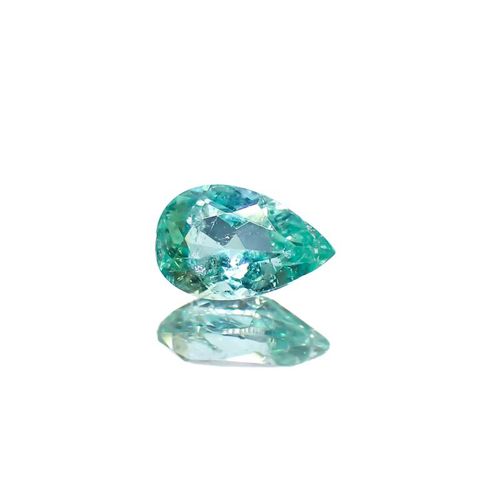 パライバトルマリン(宝石名トルマリン/別名パライバ・トルマリン)ブラジル・キントス鉱山産 識別済 0.23ct / 5.3x3.4mm前後 [221018837]