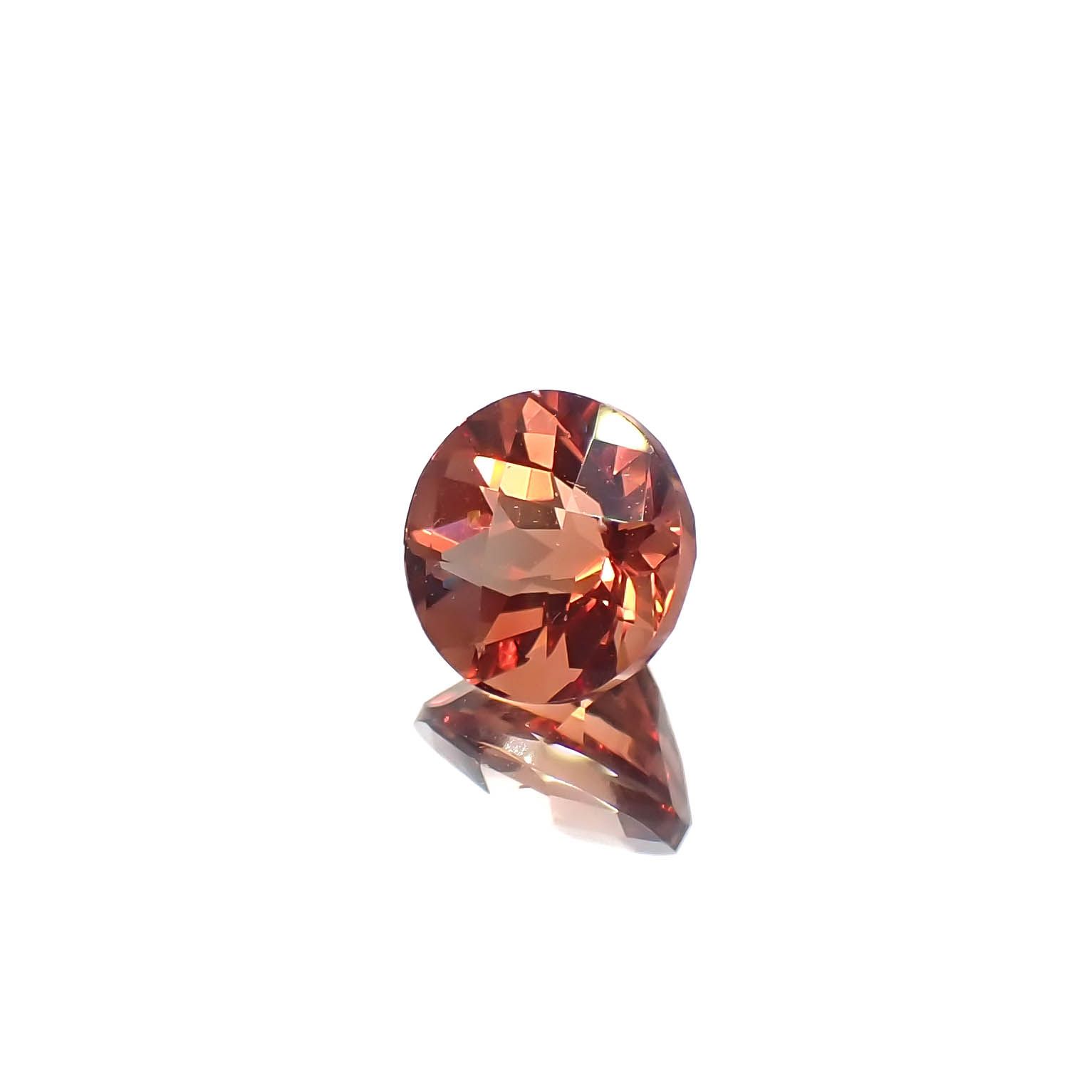 ◇チェッカーカット◇アンデシン(宝石名アンデシン/ラブラドライト)チベット産 1.36ct 識別済[240225966]7.1x7.1mm前後
