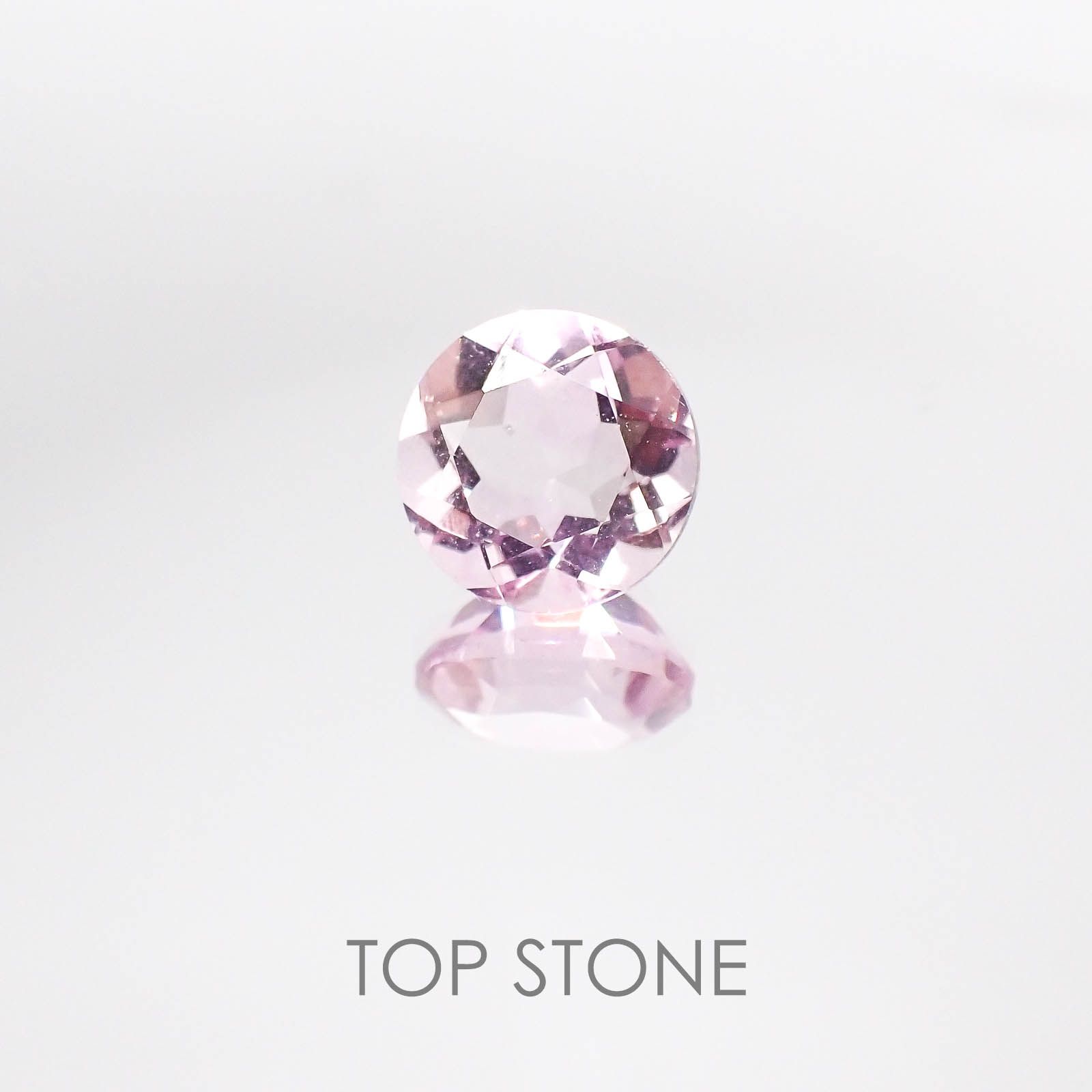 ピンクフローライト ブラジル産 ルース 3.21ct[20084735]9×9mm前後