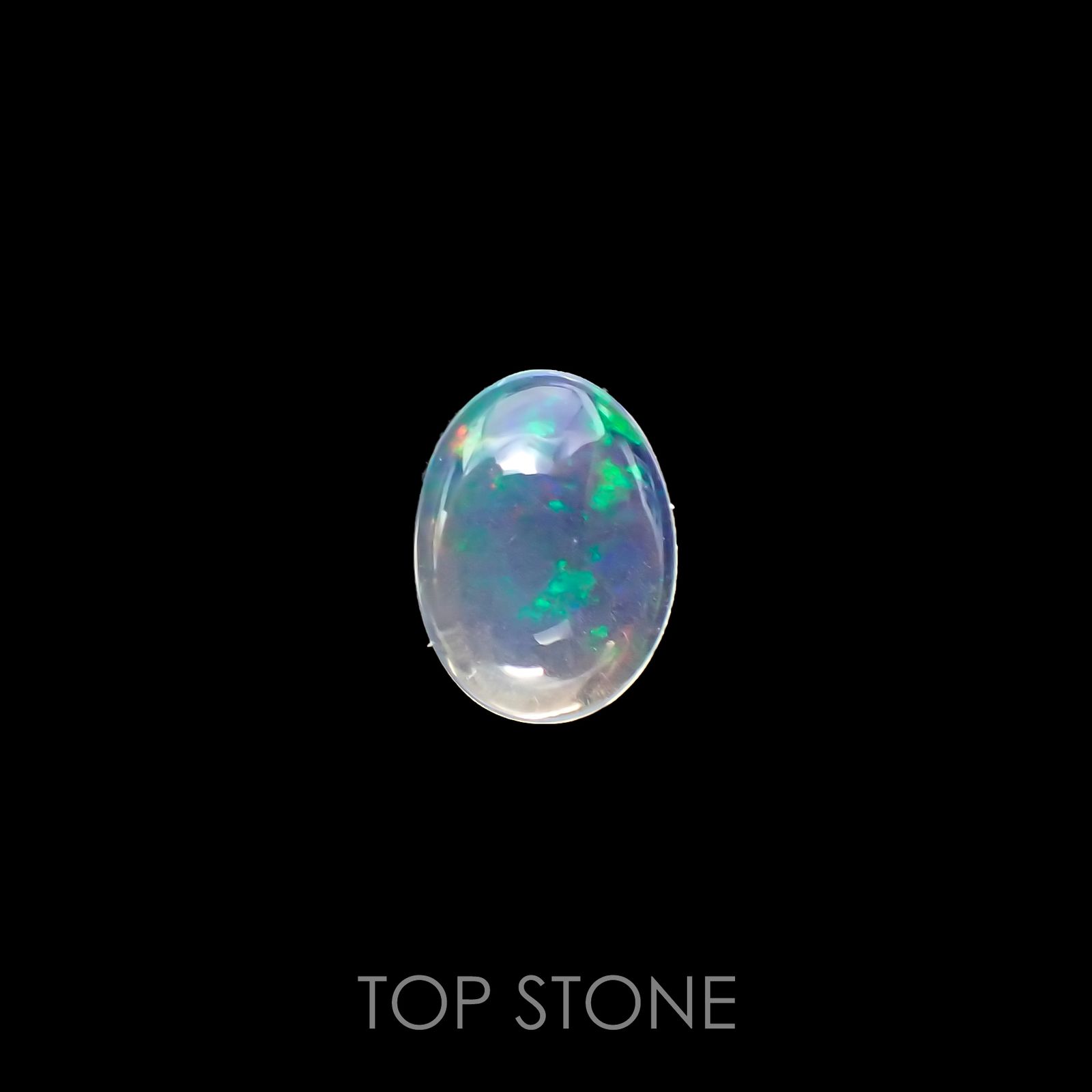 ウォーターオパール(宝石名ウォーター・オパール) メキシコ産 1.412ct ソ付(彩珠)[210712130]10.3×7.7mm前後