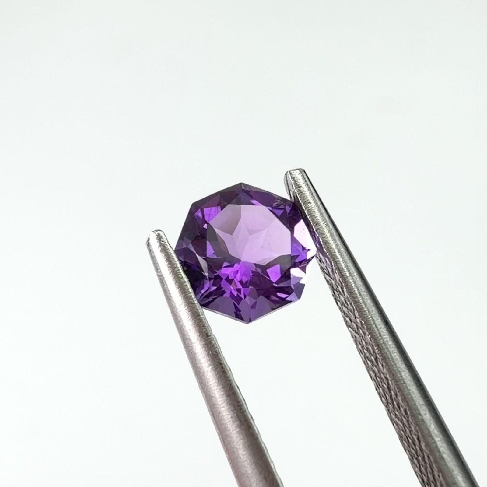 ◇オクタゴンカット・ペアセット◇アメジスト(宝石名アメシスト