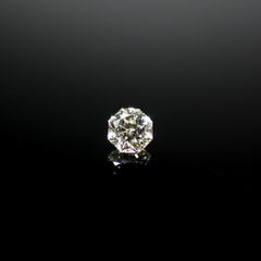 ◇オクタゴンカット◇ダイヤモンド 0.12ct[240427037]3x2.9mm前後