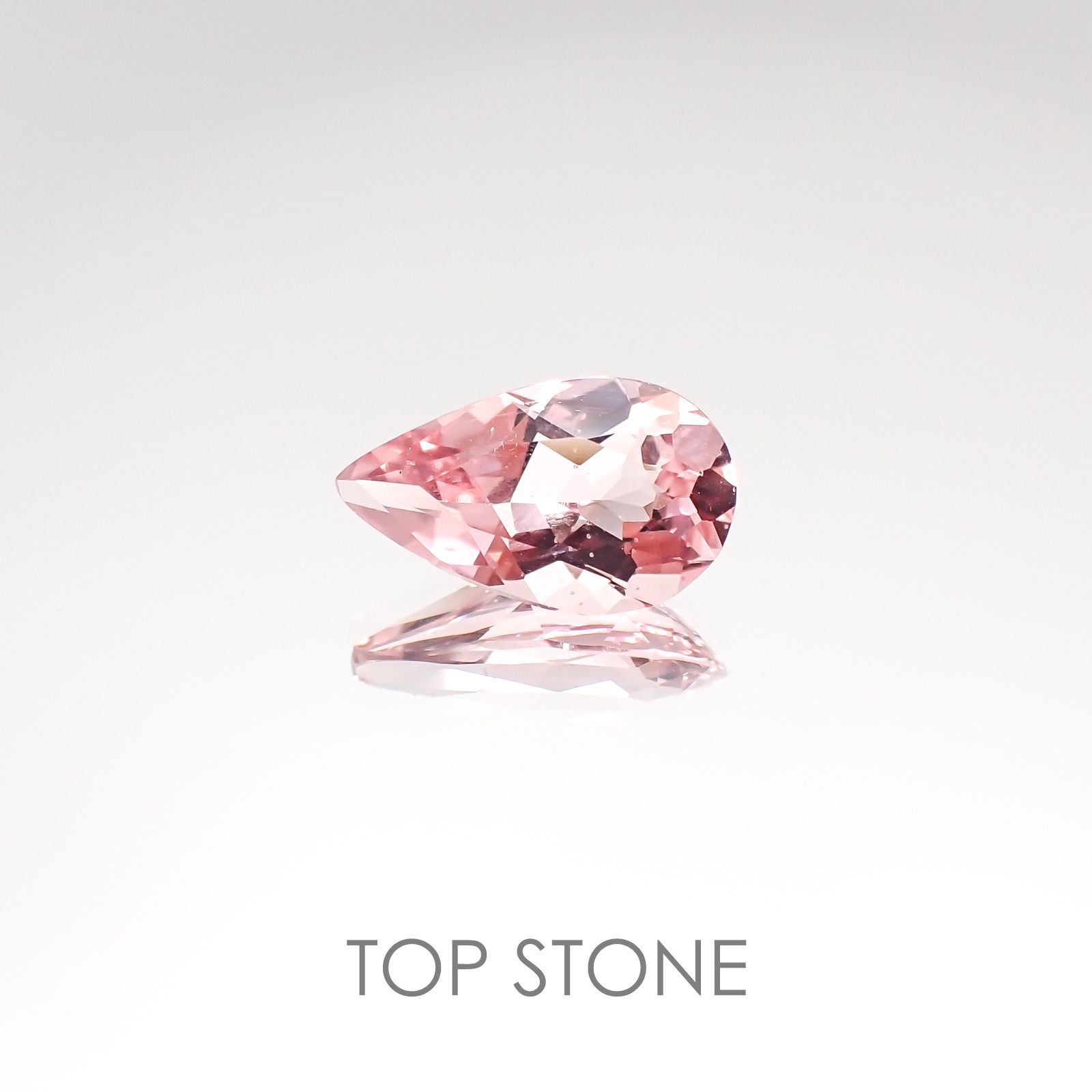 モルガナイト(宝石名モルガナイト) ナイジェリア産 1.66ct 識別済[20127414]11.4×6.9mm前後
