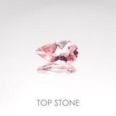 モルガナイト(宝石名モルガナイト) ナイジェリア産 1.66ct 識別済[20127414]11.4×6.9mm前後