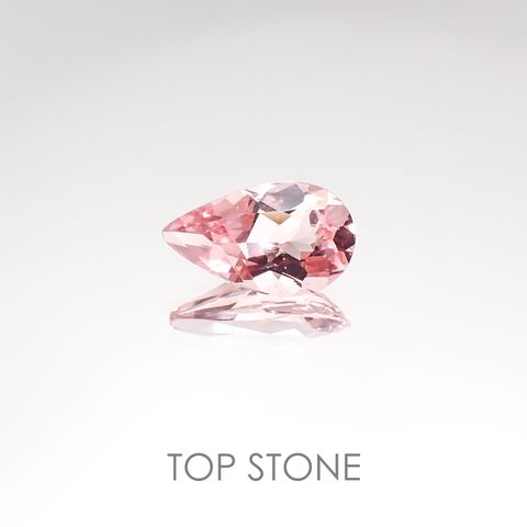 モルガナイト(宝石名モルガナイト) ナイジェリア産 1.66ct 識別済[20127414]11.4×6.9mm前後