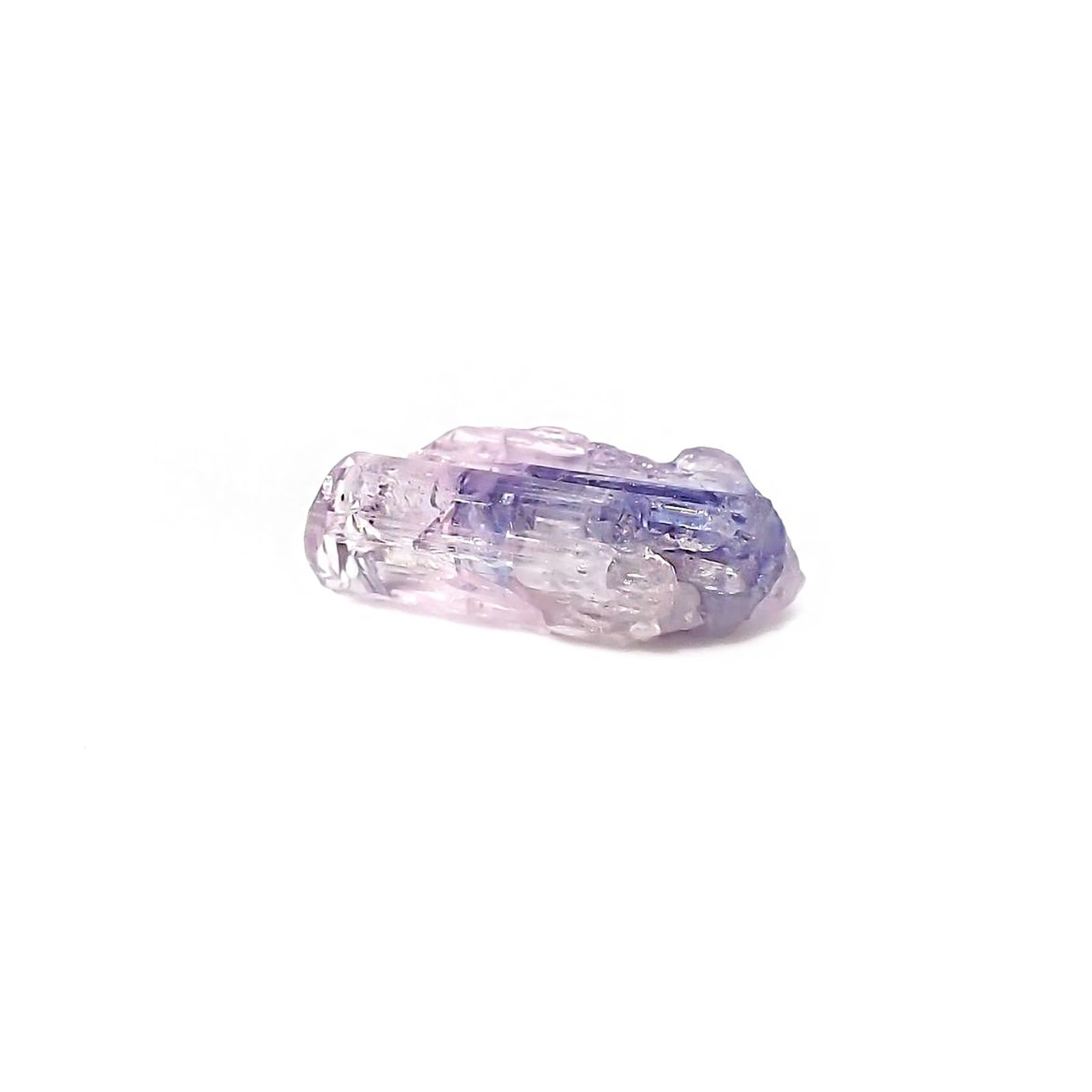 バイカラータンザナイト 原石 タンザニア産 2.63ct / 11.7x5.6mm前後 [260424983]