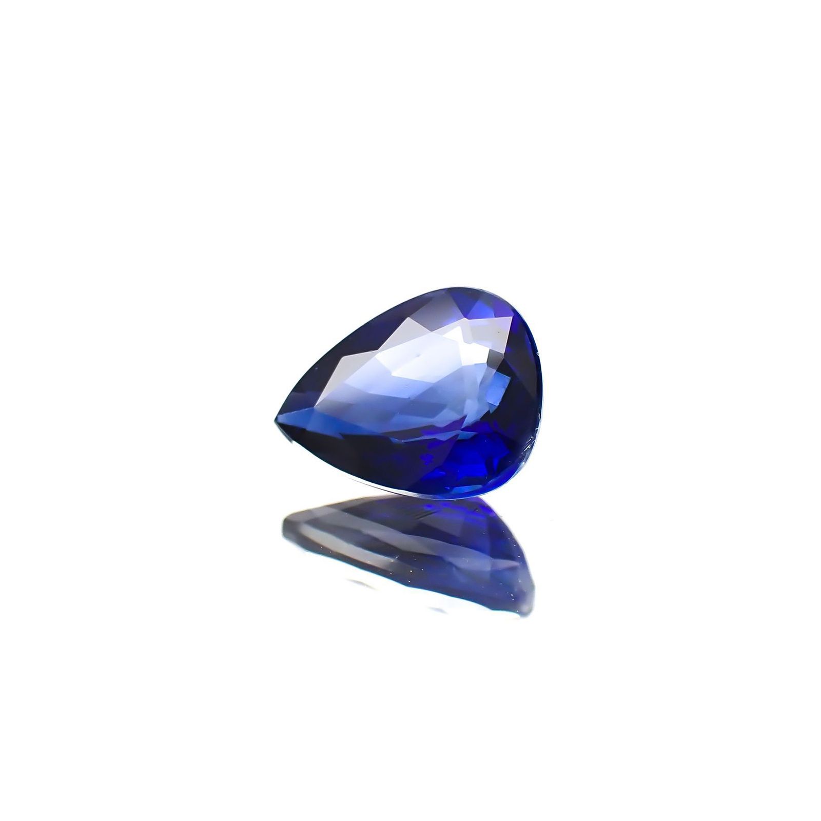 サファイア(宝石名サファイア)スリランカ/マダガスカル産 識別済 0.89ct / 7x5.4mm前後 [260817640]
