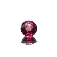 ロードライトガーネット(宝石名ロードライト・ガーネット)ブラジル産 0.73ct 識別済[250129716]5.1x5.1mm前後