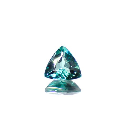 ブルーグリーントルマリン ブラジル産 0.47ct[240628387]5.5x5.3mm前後