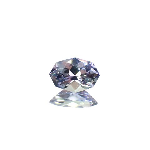 ◇カスタムカット◇バイカラータンザナイト 非加熱 タンザニア産 0.52ct [241029376]6.5x4.6mm前後
