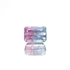 バイカラーパライバトリマルン 非加熱(宝石名トルマリン/別名パライバ・トルマリン)ブラジル産 0.14ct GIA鑑付[231224812]3.35x2.37mm前後