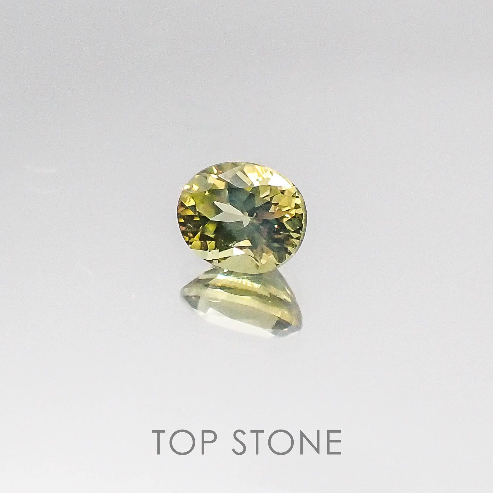 クリソベリルキャッツアイ スリランカ産 ルース 0.42ct[20084686]4.9×3.9mm前後