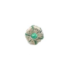 逆トラピッチェエメラルド 原石スライス コロンビア産 0.16ct[240627845]4x4mm前後
