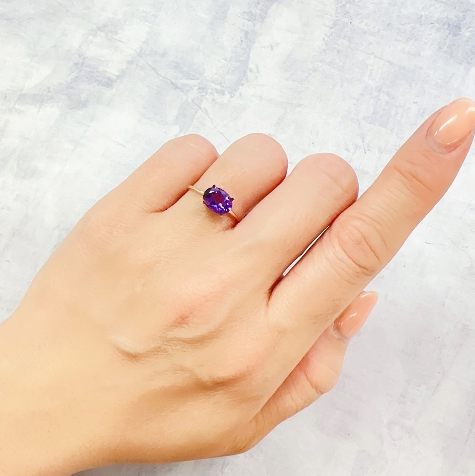 カラーシフトアメジスト ブラジル/ウルグアイ産 1.18ct[230120191]8x6mm前後