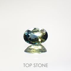 バイカラーサファイア(宝石名バイカラー・サファイア) タンザニア産 0.72ct 識別済[210711563]6.2×4.2mm前後