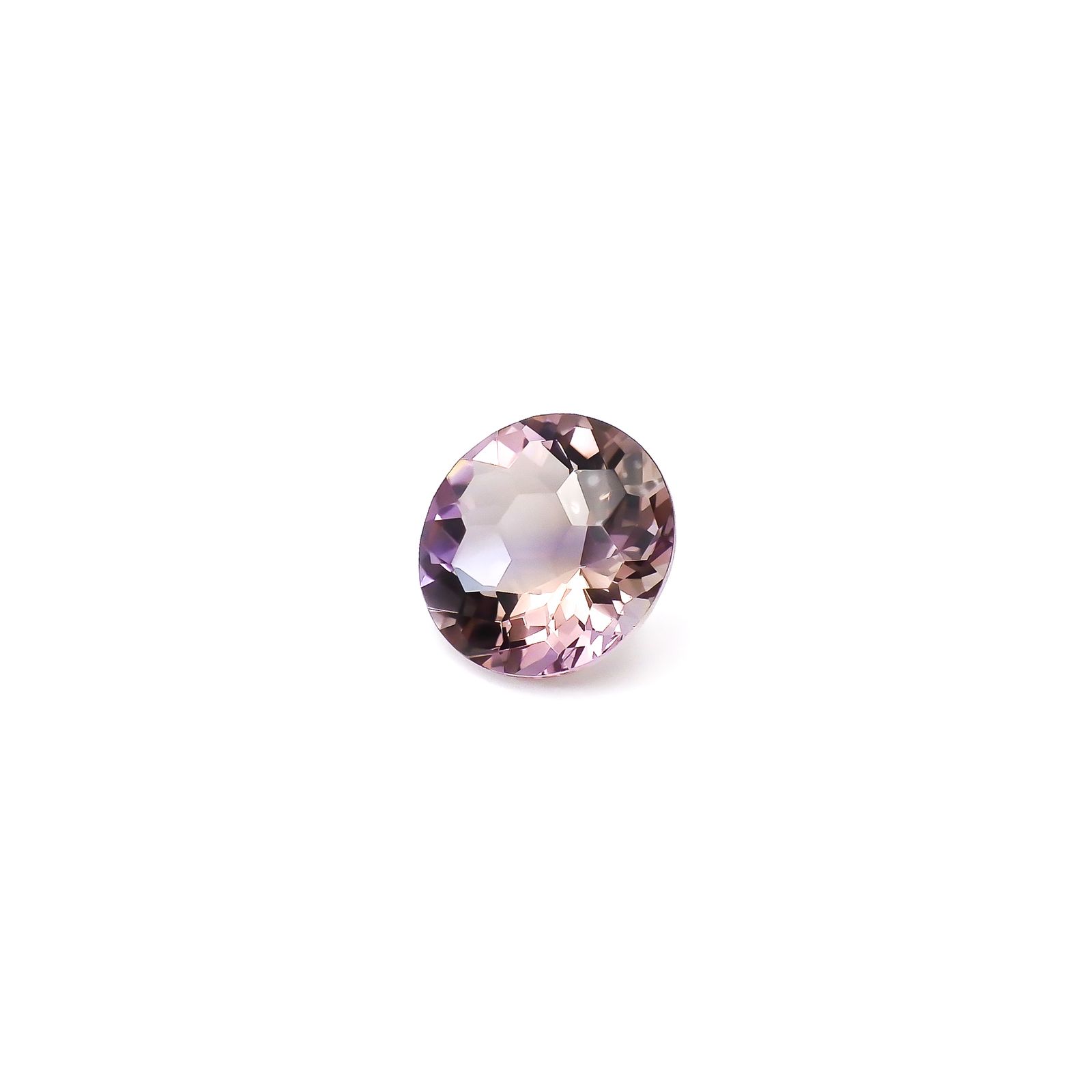 ◇カスタムカット◇アメトリン ブラジル/ボリビア産 10.43ct / 15.2x15.2mm前後 [260632312]