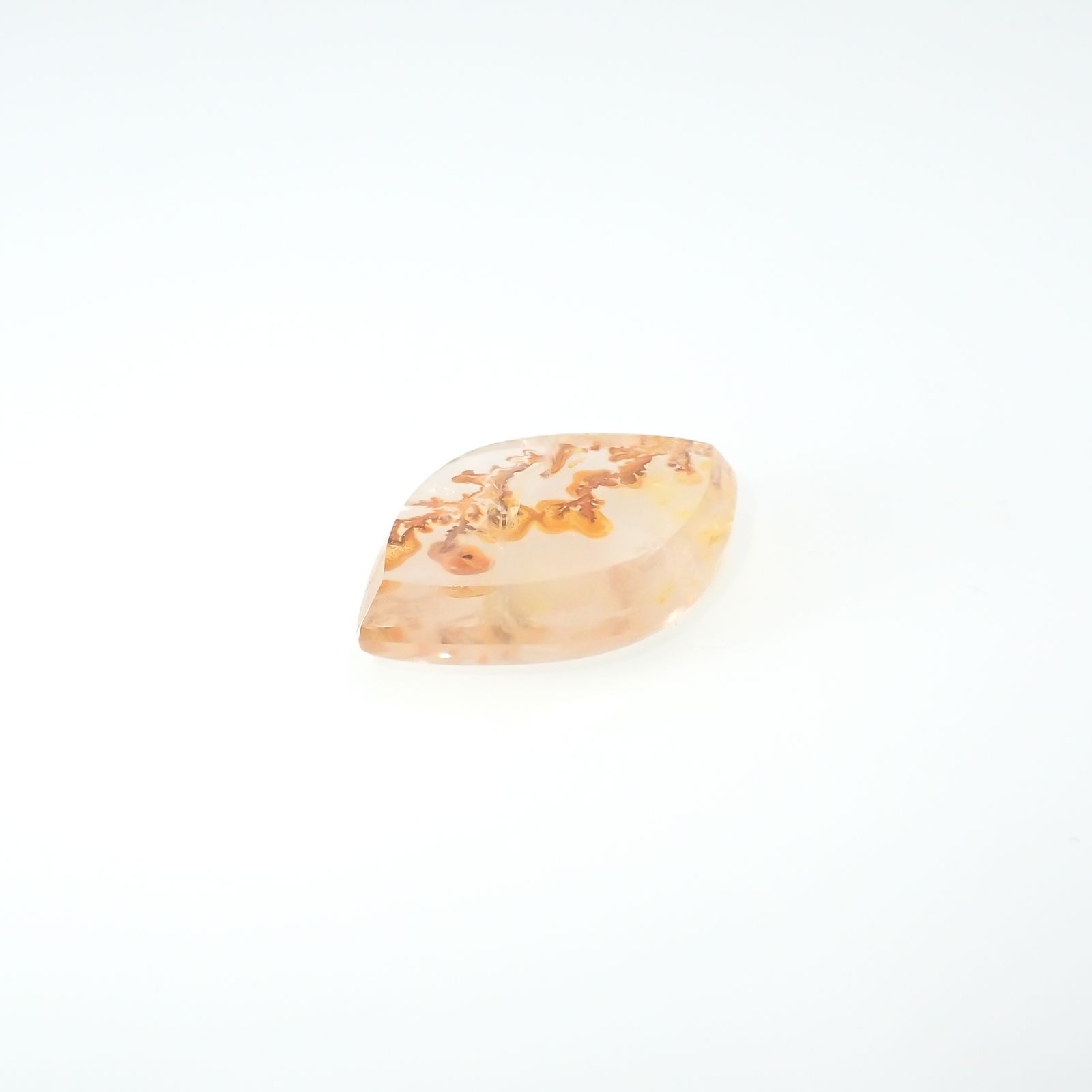 レッドデンドリチッククォーツ ブラジル産 12.42ct[231225086]22.9x15.4mm前後