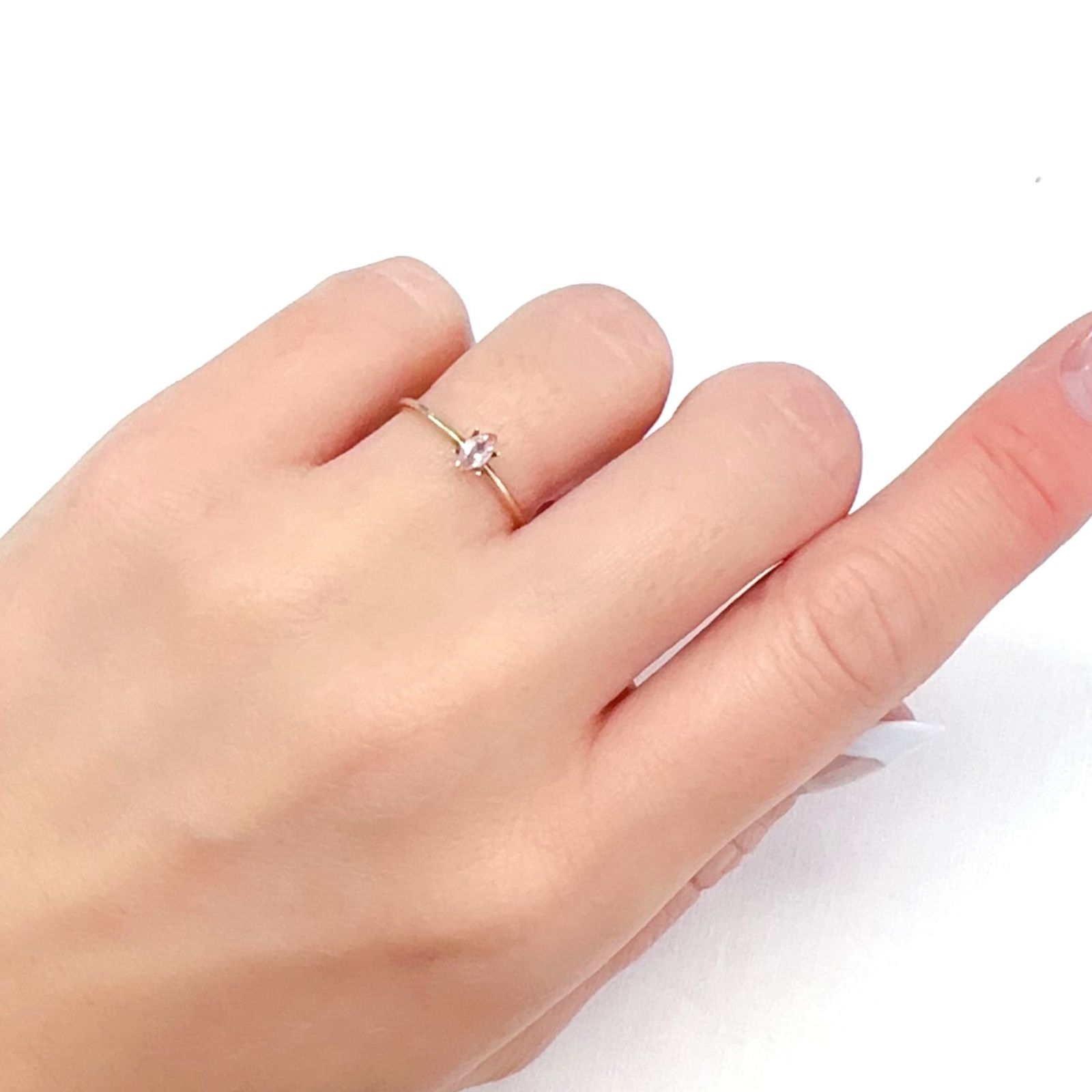 インペリアルトパーズ ブラジル産 0.13ct[231224866]4.9x2.5mm前後