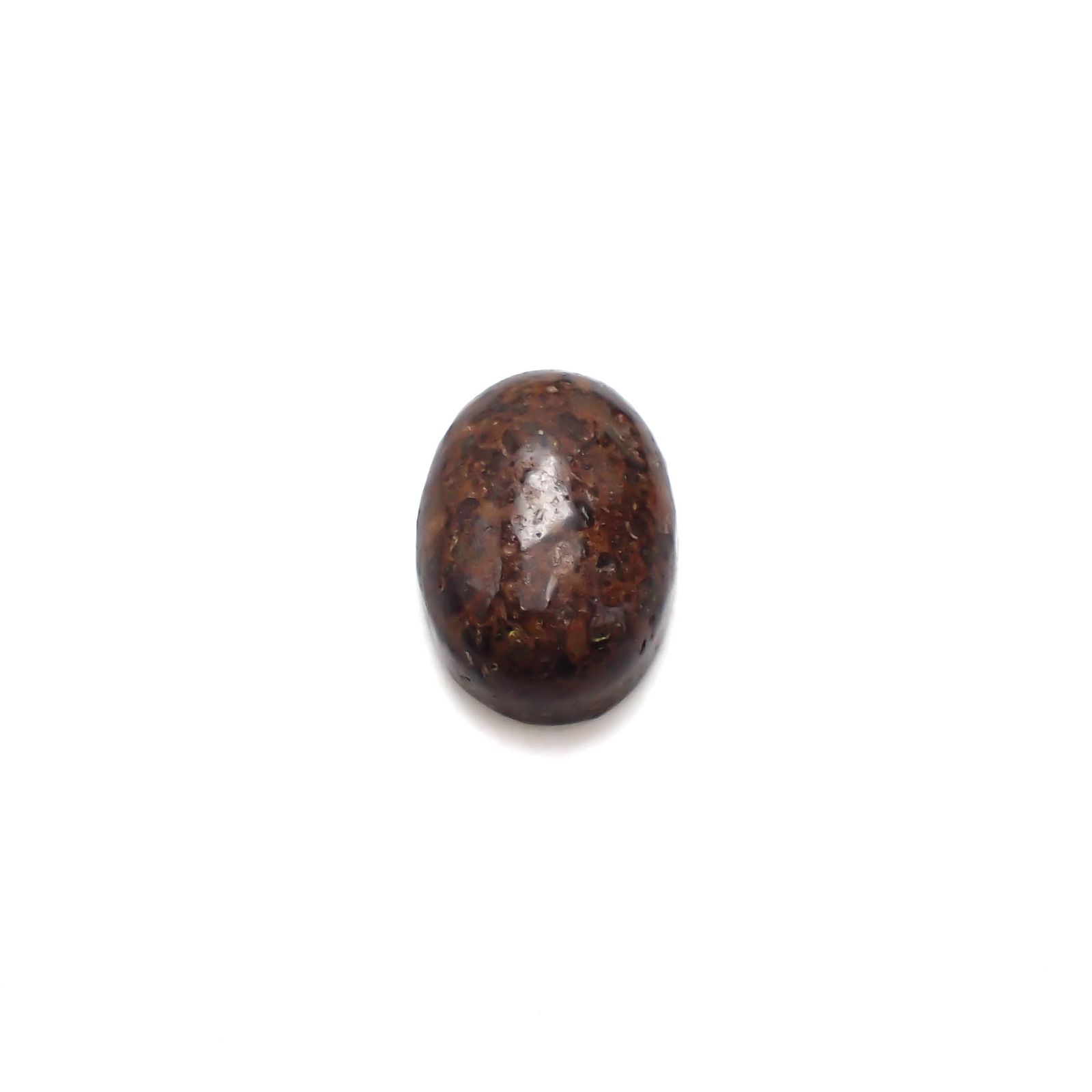 コンドライト隕石 発見地：アフリカ・サハラ砂漠 17.96ct [241029327]18.2x13.1mm前後