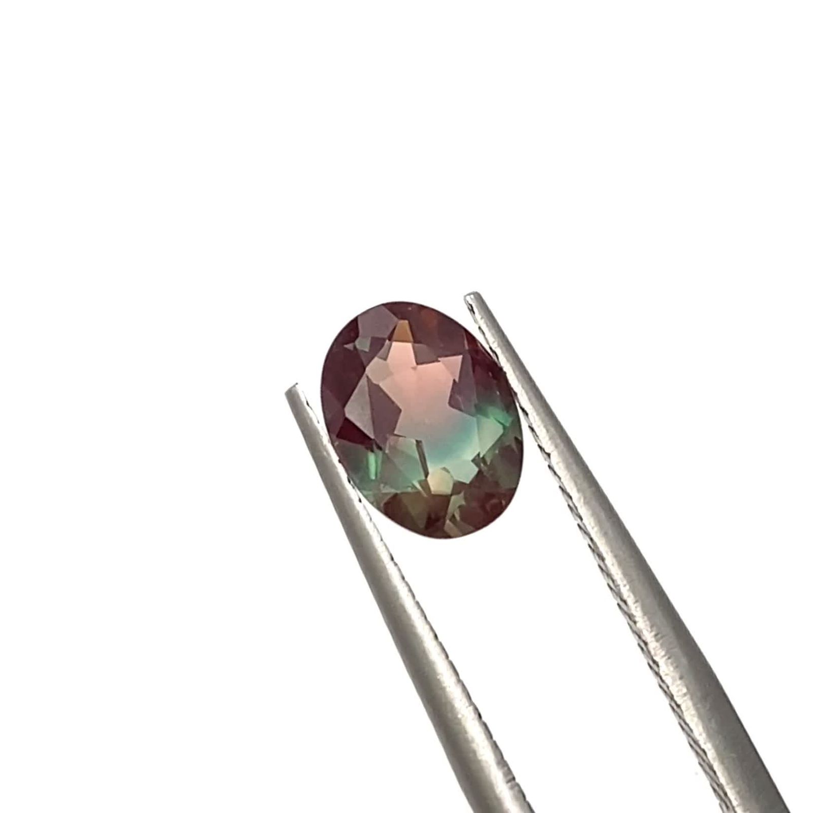 バイカラーアンデシン モンゴル産 1.14ct[230421494]8x6.1mm前後 | TOP