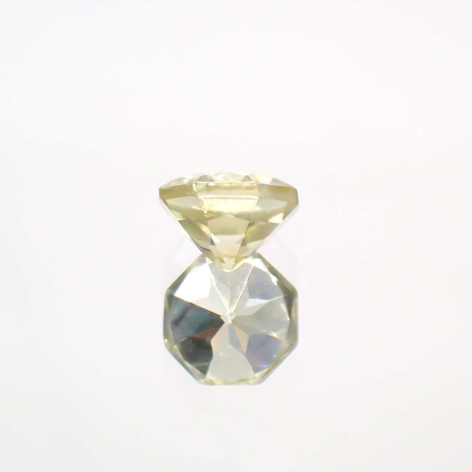 ◇オクタゴンカット◇イエロージルコン(宝石名ジルコン)スリランカ/カンボジア産 0.87ct 識別済[220113982]5.1x5mm前後