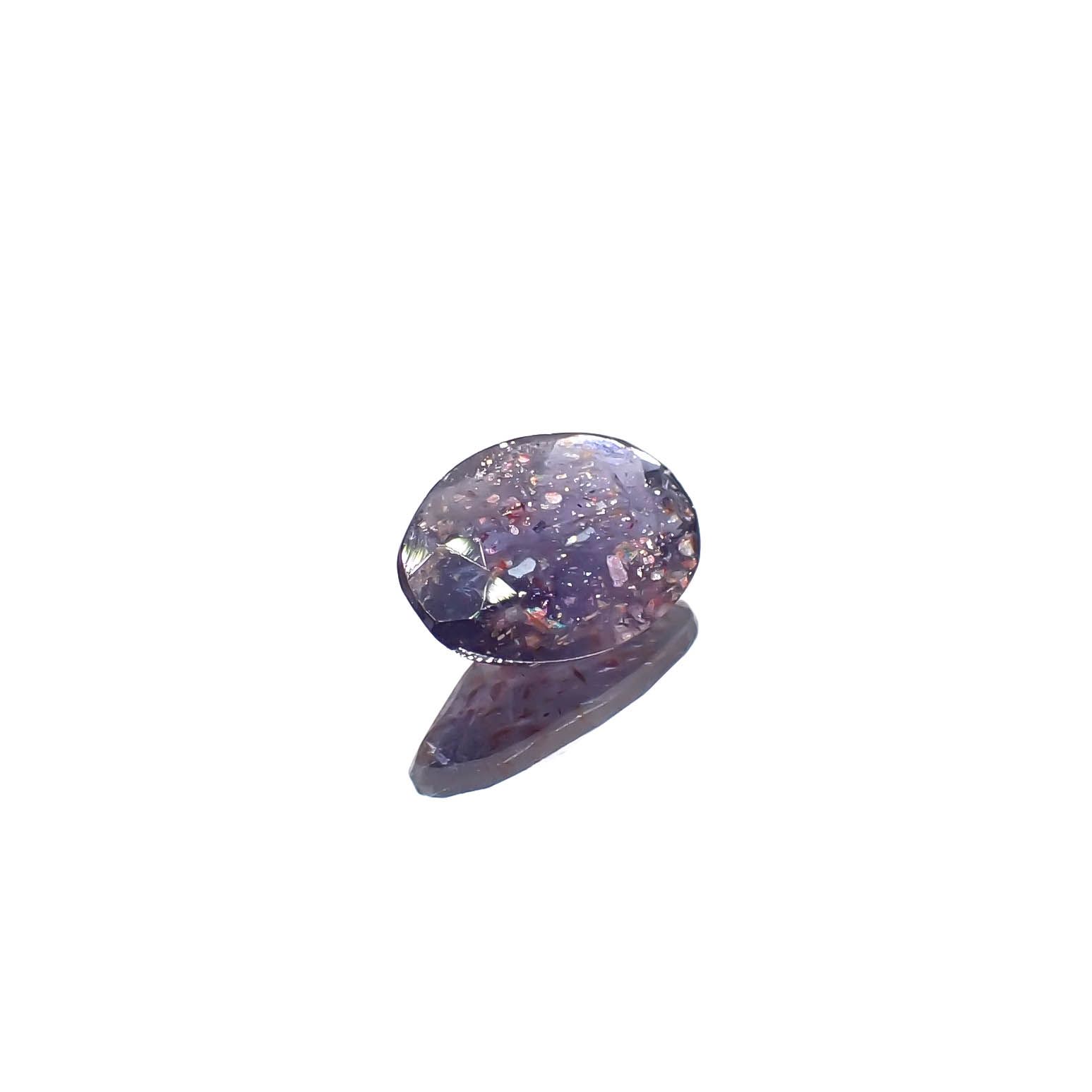 ブラッドショットアイオライト インド産 1.19ct[230622532]9.8x6.6mm前後