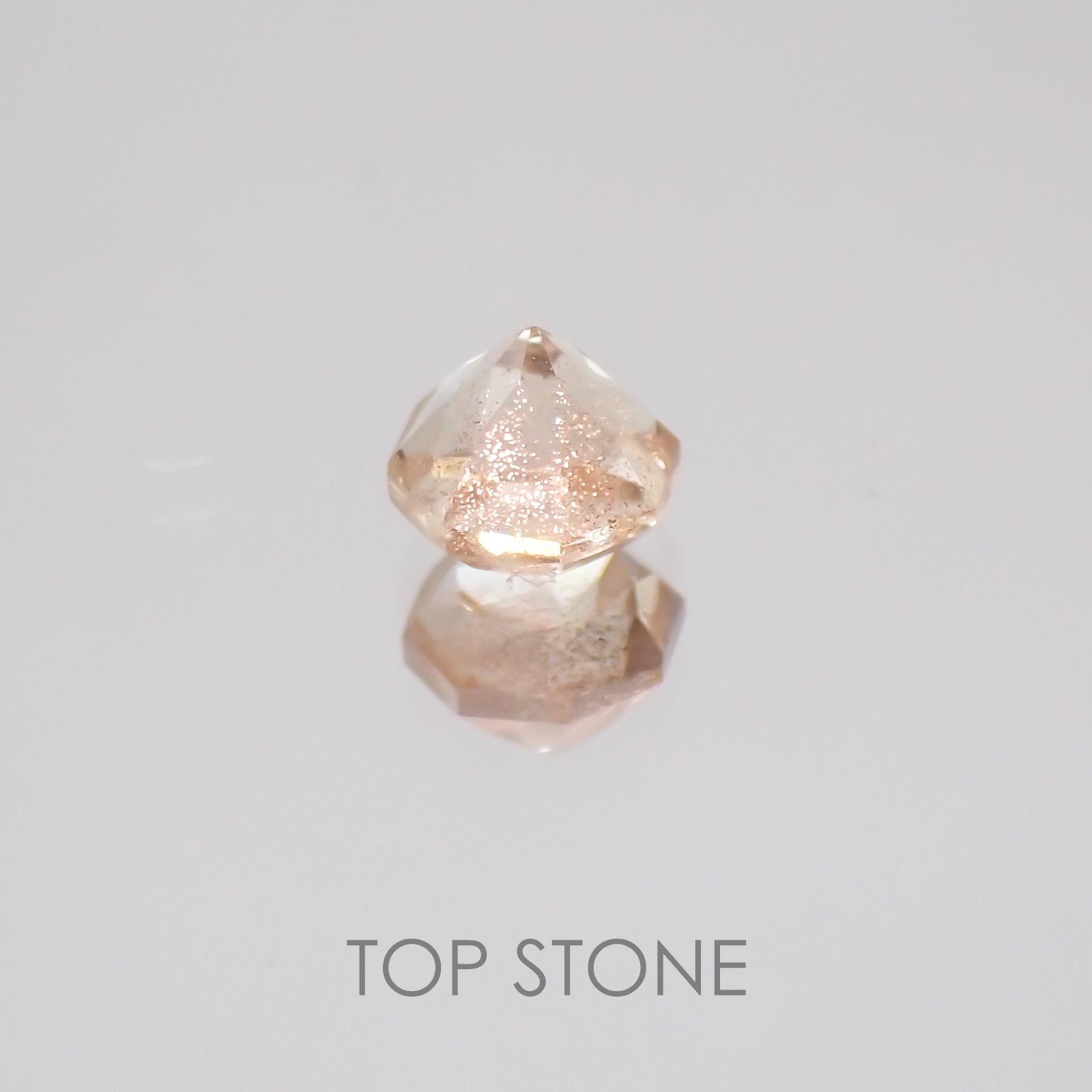 ◇オクタゴンカット◇オレゴンサンストーンSA  アメリカ産 ルース 0.33ct[210210046]4×4mm前後