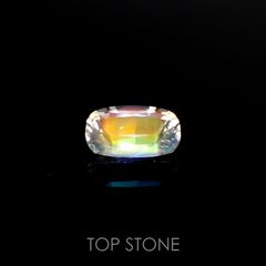 レインボームーンストーン(アンデシンラブラドライト) マダガスカル産 ルース 0.9ct[210410402]8×4.6mm前後