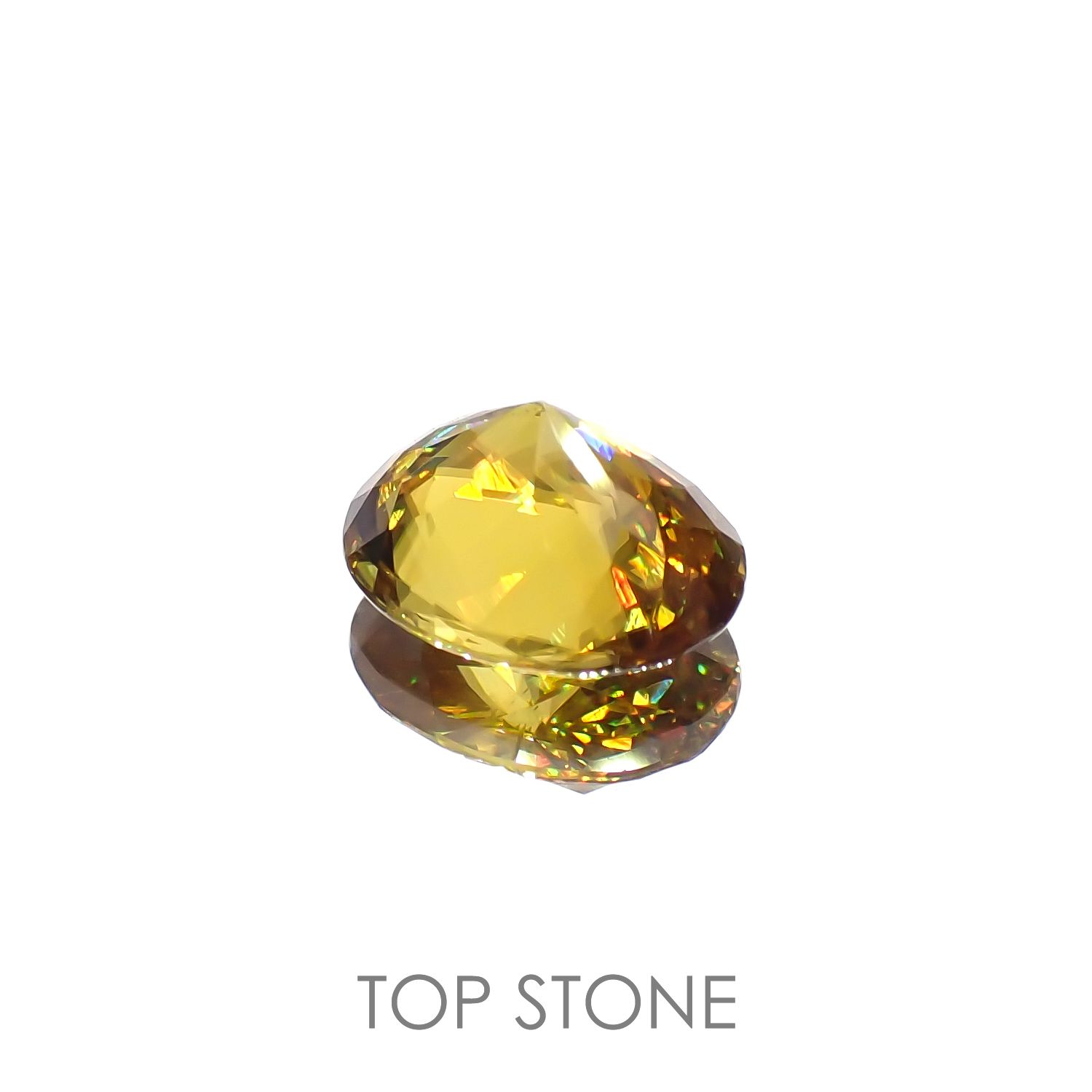 ゴールデンスフェーン  マダガスカル産 2.50ct[220918084]9.6x7.7mm前後
