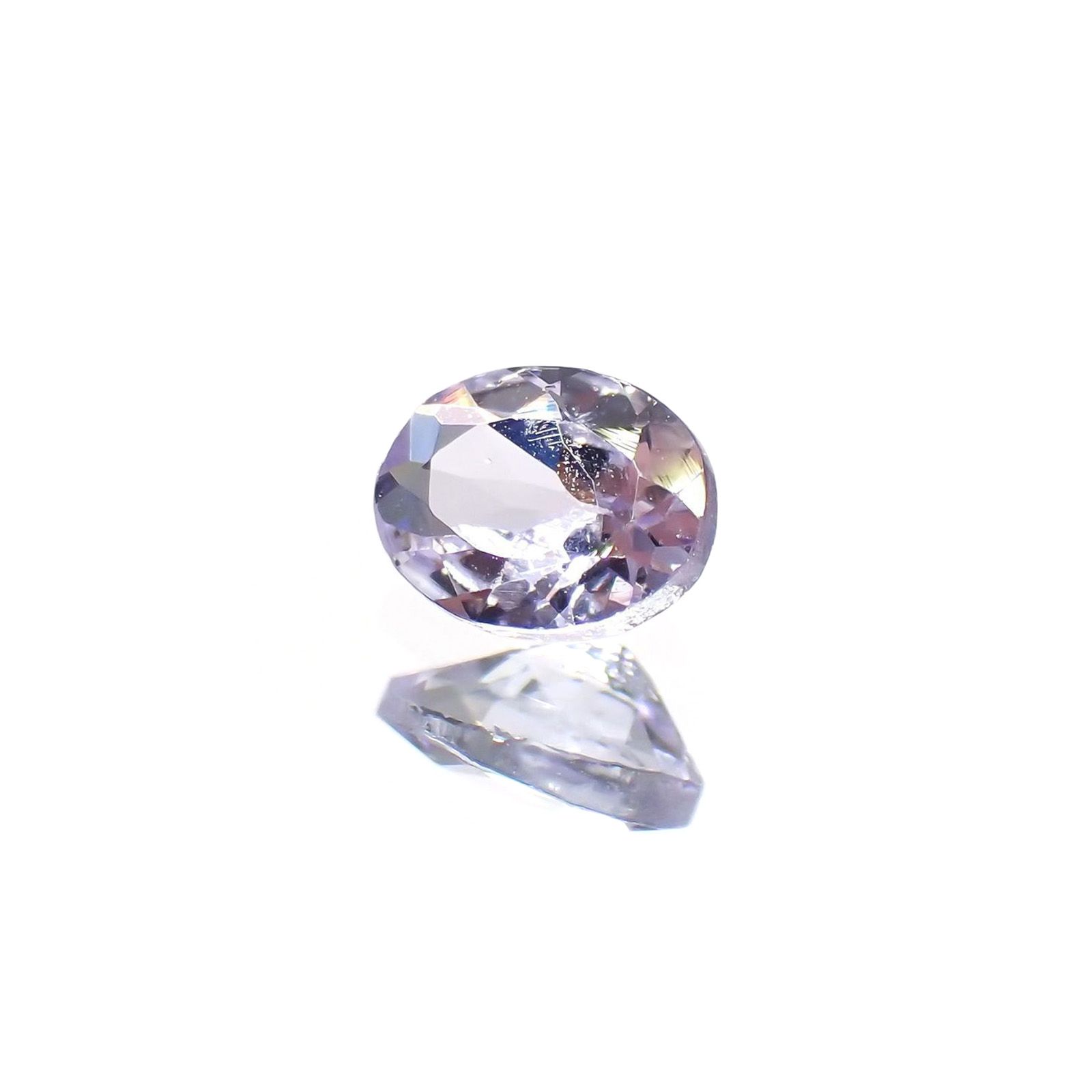 ラベンダーゾイサイト(宝石名ゾイサイト)タンザニア産 識別済 0.36ct / 5x4mm前後 [220115060]