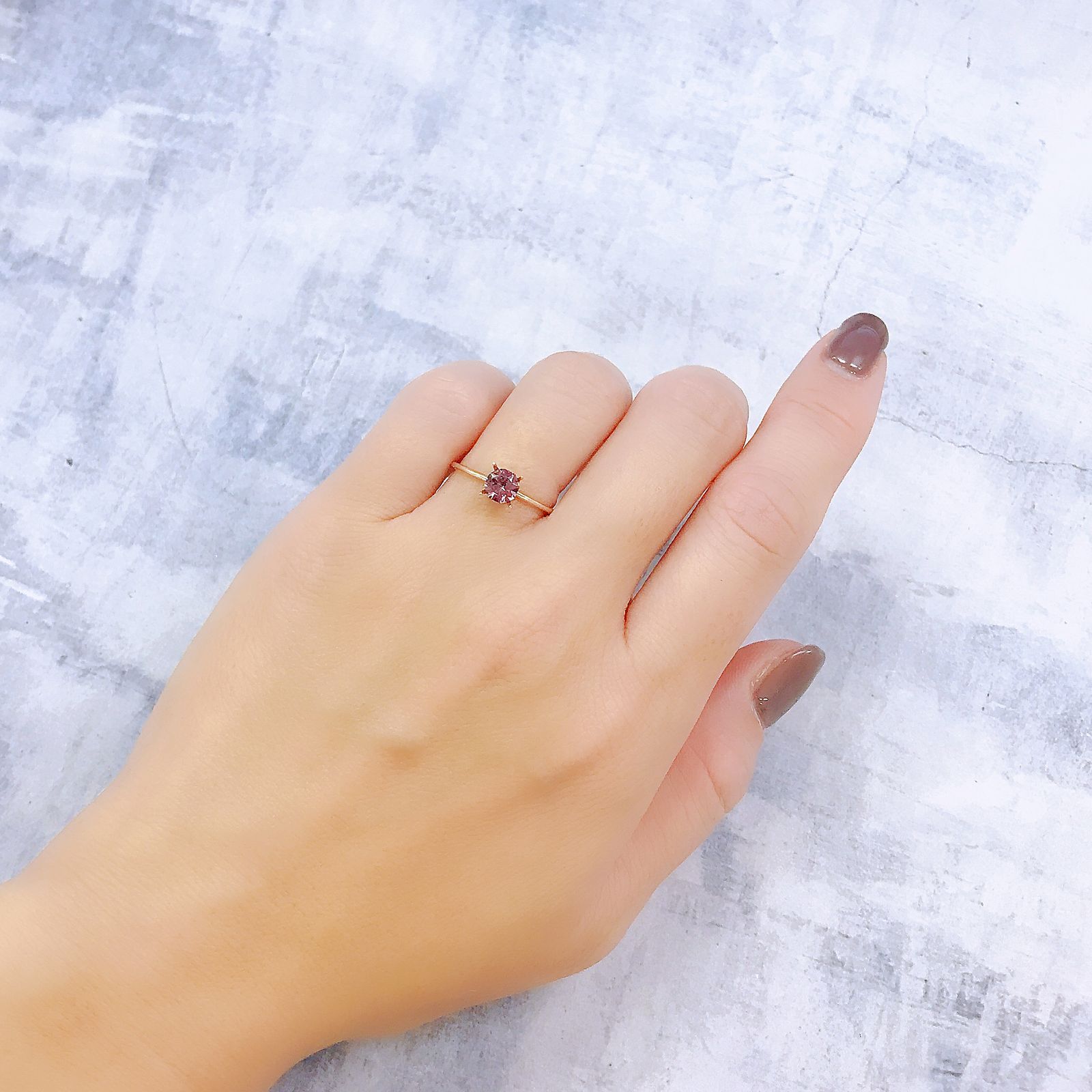 ◇オクタゴンカット◇カラーシフトマラヤガーネットSA(宝石名ガーネット)タンザニア産 0.67ct 識別済[220918047]5.1x5.1mm前後