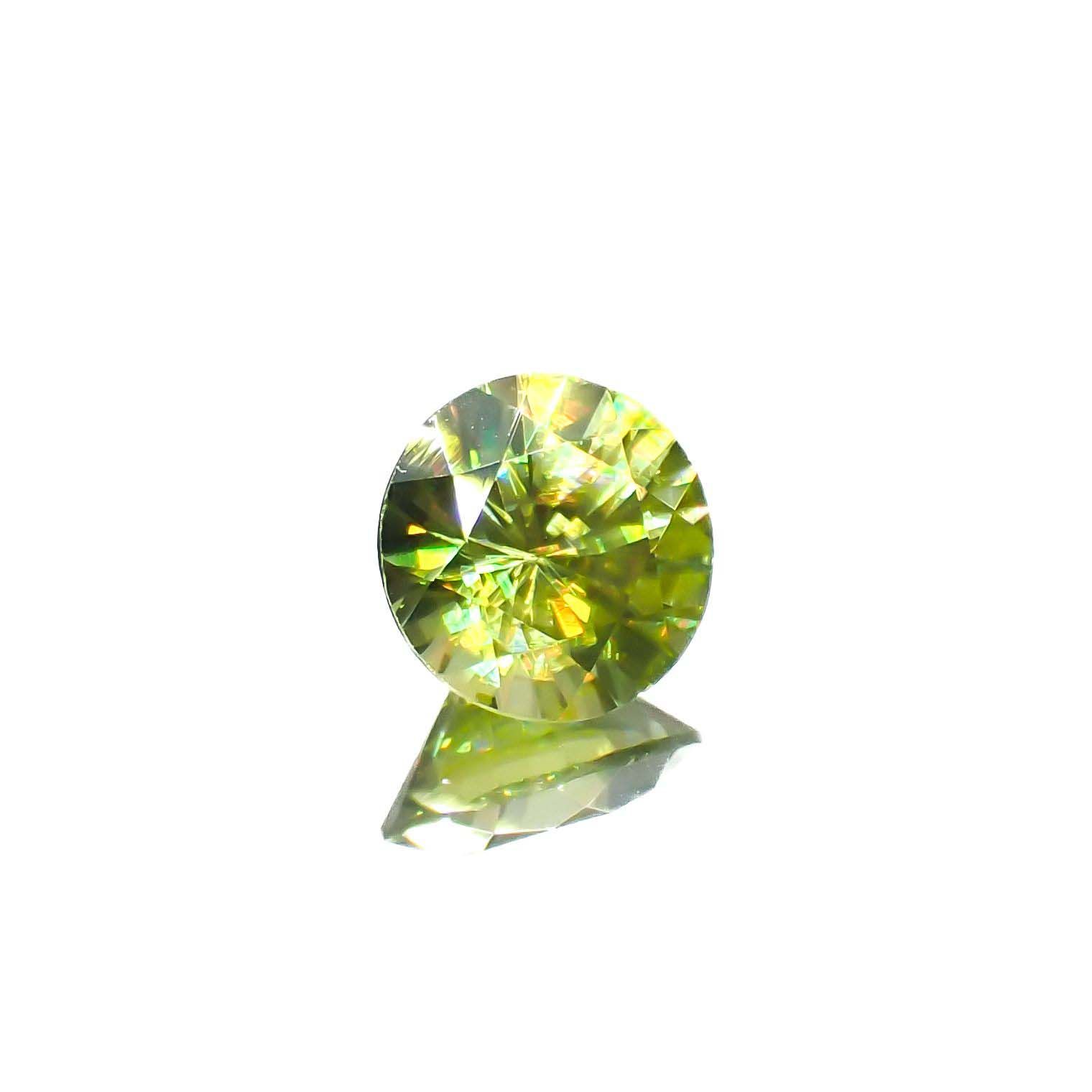 スフェーン(宝石名スフェーン)マダガスカル産 1.41ct 識別済[230220465]7.1x7mm前後