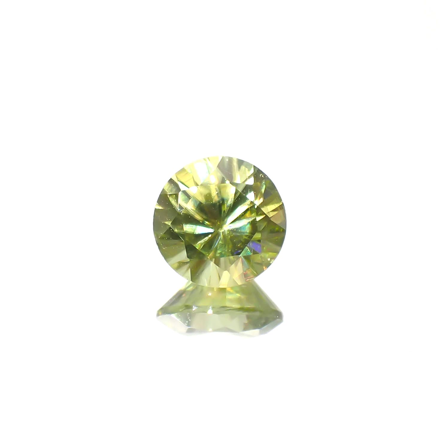 スフェーン(宝石名スフェーン)マダガスカル産 0.99ct 識別済[240627947]6.1x6.1mm前後