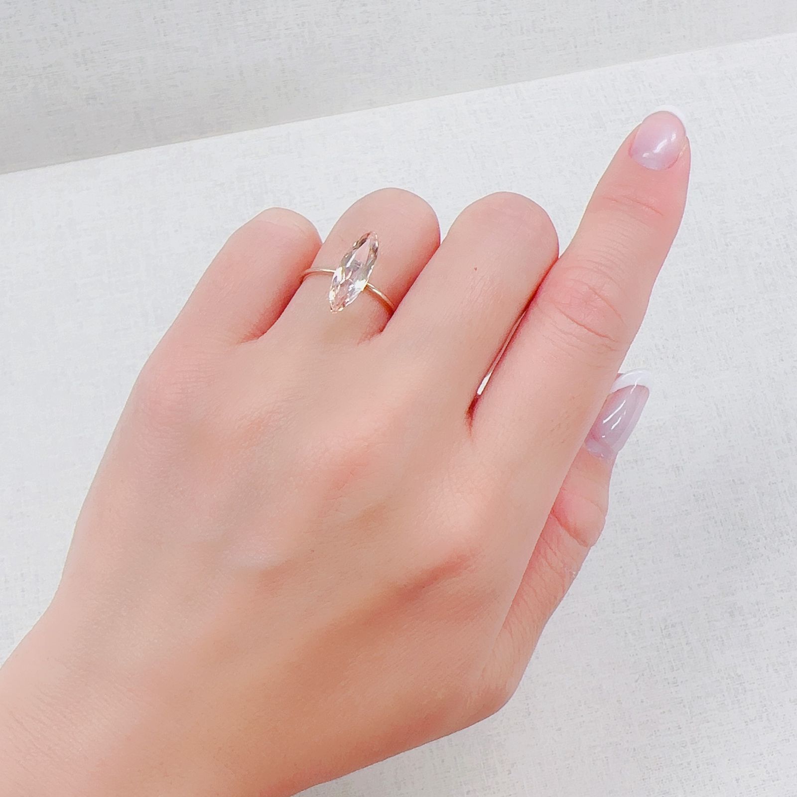 バイカラートパーズ ブラジル産 2.33ct[230521920]16x5.2mm前後