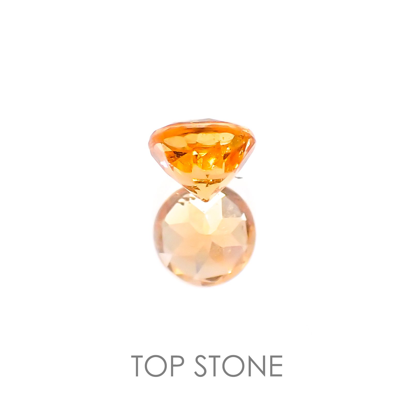 マンダリンガーネット ケニア産 ルース 0.35ct[20128103]4×4mm前後