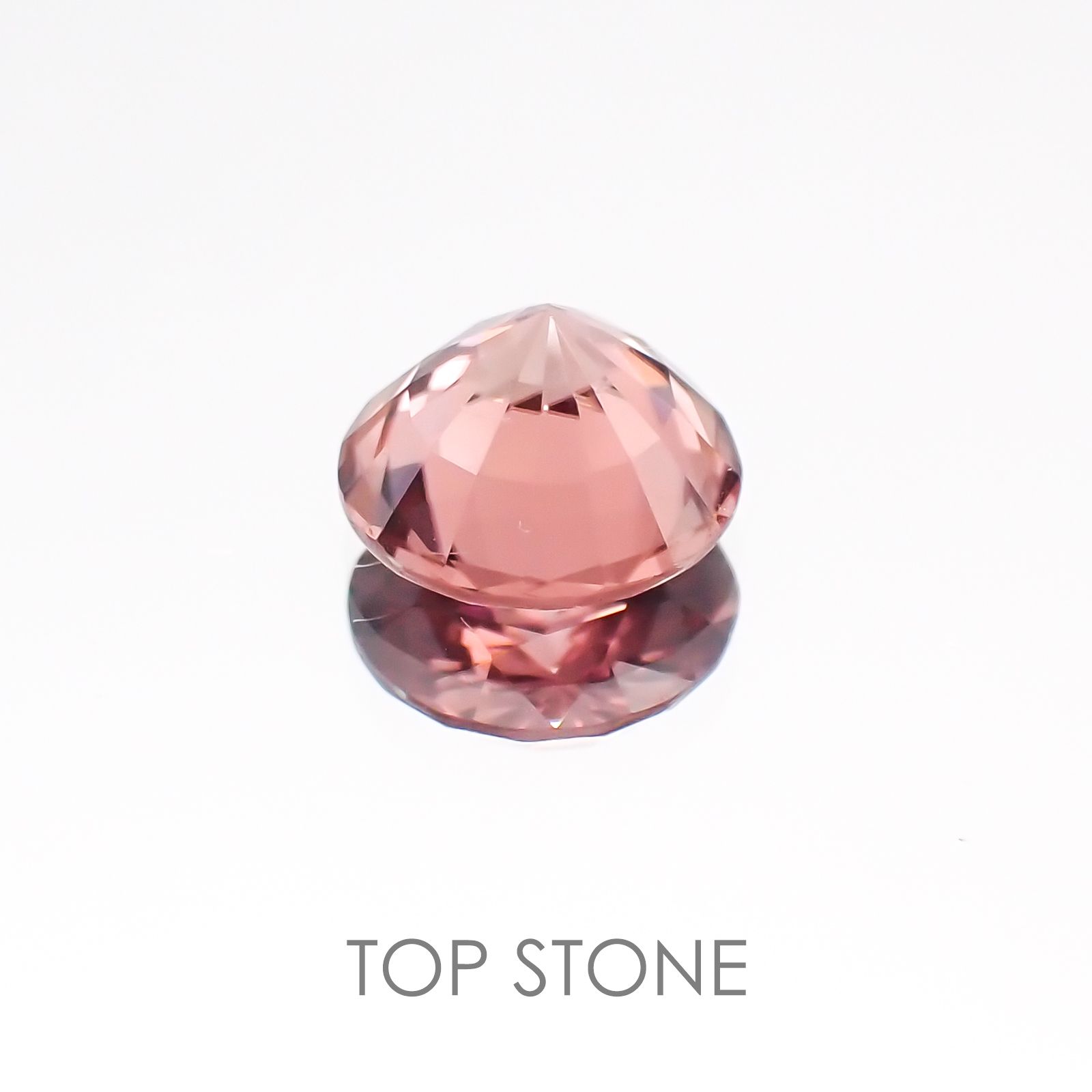 ピンクジルコン スリランカ,カンボジア産 ルース 1.34ct[21018063]6.4×6.4mm前後