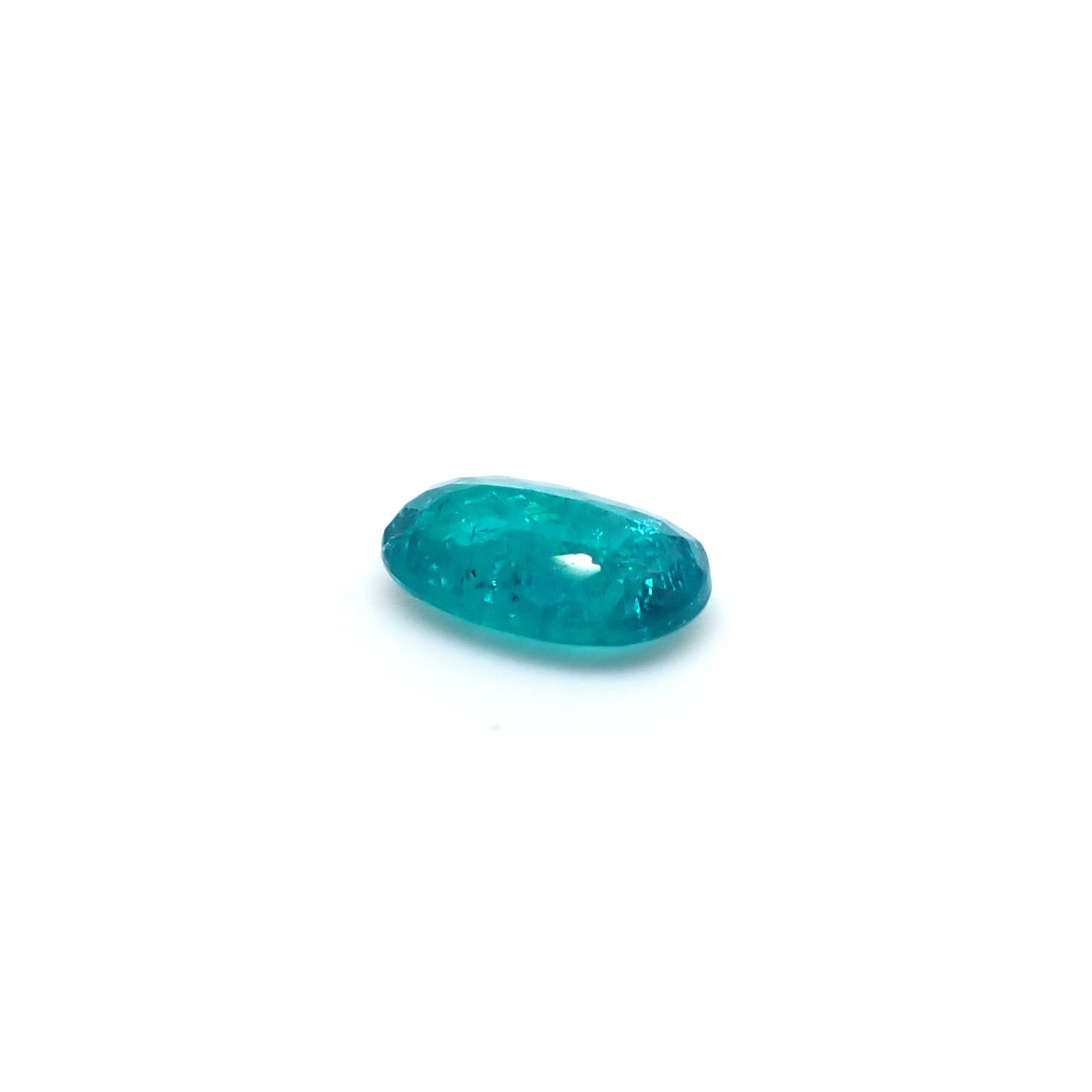 パライバトルマリン(宝石名トルマリン/別名パライバ・トルマリン)エチオピア産 GIA鑑付 1.25ct / 8.66x6.01mm前後 [260933199]