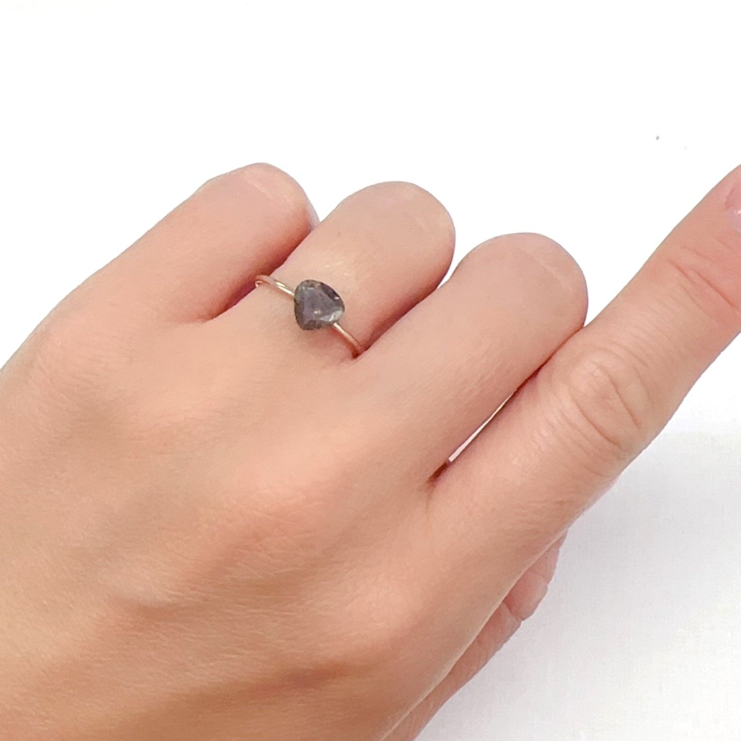 アベンチュリンアクアマリン ナイジェリア産 0.92ct[240226027]6.8x6.4mm前後
