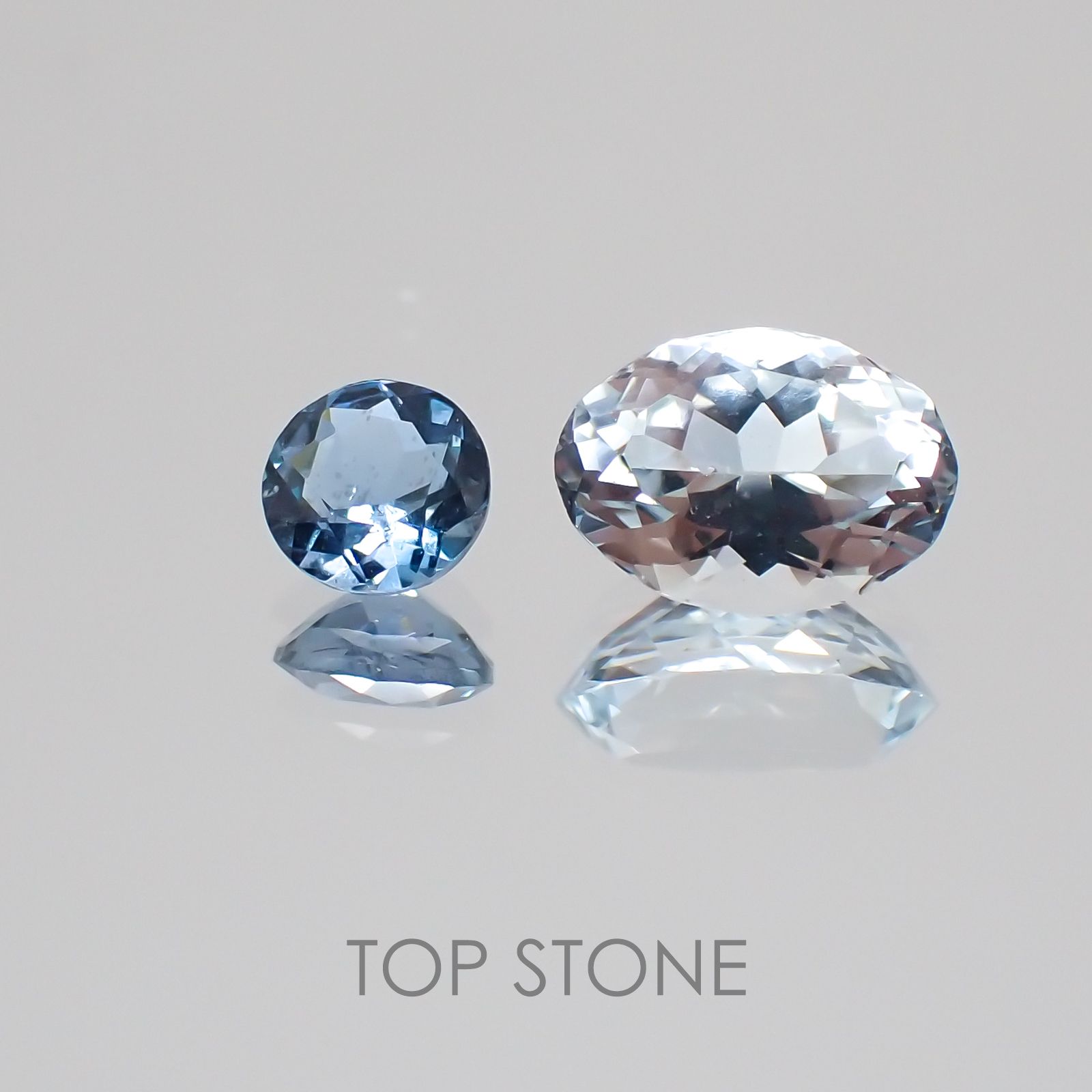 サンタマリア アクアマリン ブラジル産 ルース 0.21ct[20129117]4×4.1mm前後
