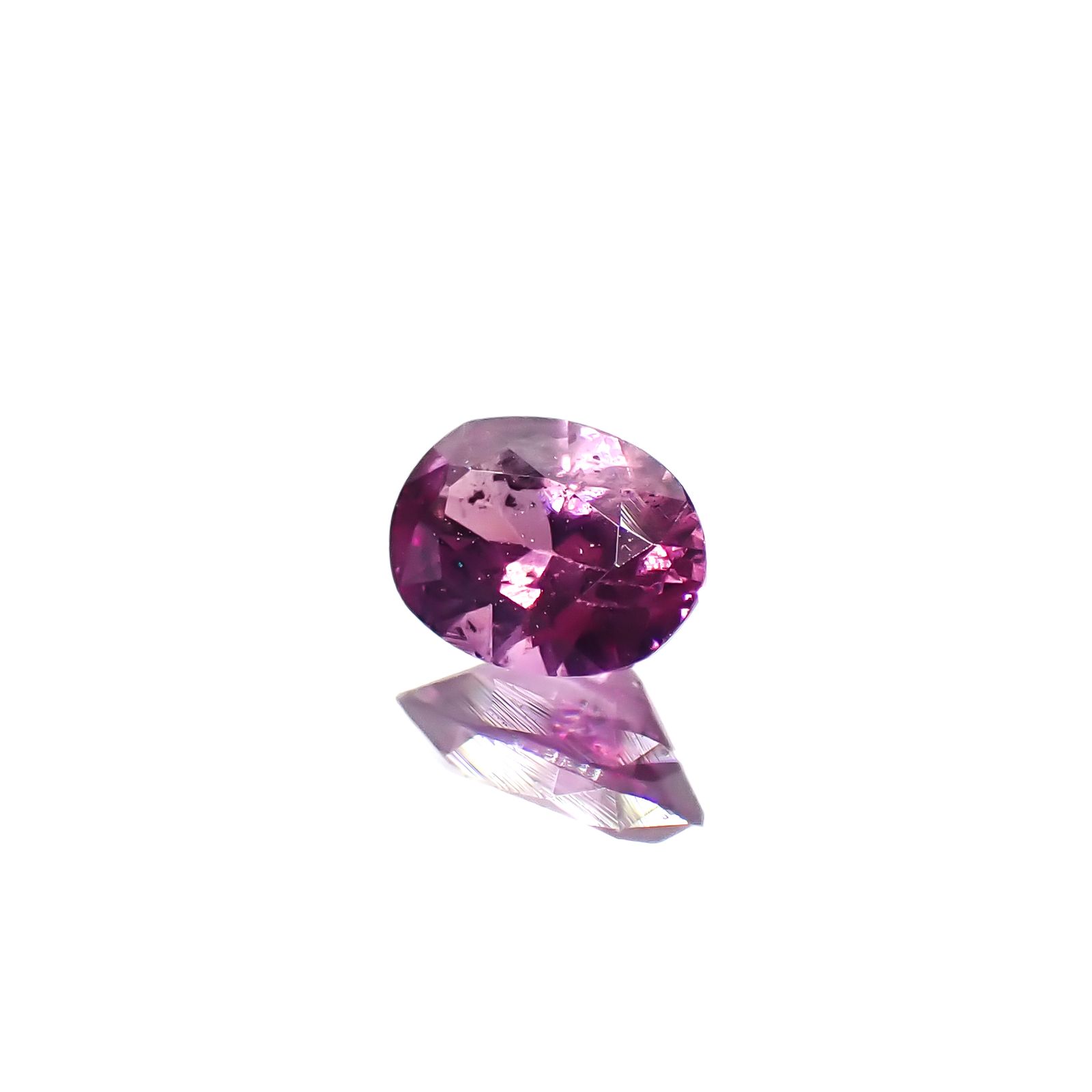 パープルサファイア 非加熱 パキスタン・カシミール地方産 0.28ct[240628400]4.7x3.4mm前後