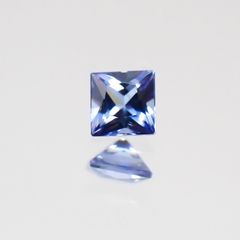 ◇プリンセスカット◇ベニトアイト アメリカ産 ルース 0.058ct[21049044]2.2×2.2mm前後