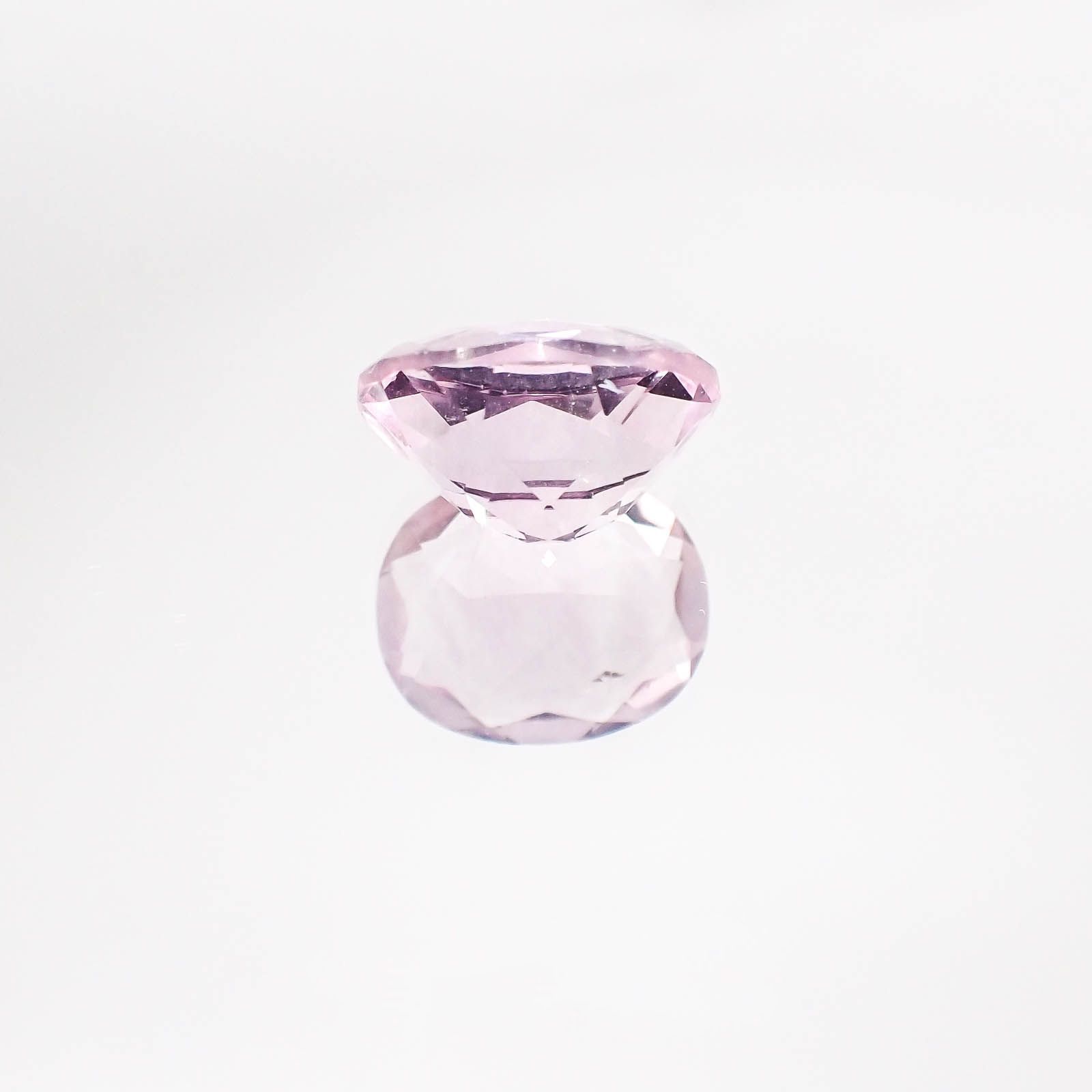 ピンクフローライト(宝石名ピンク・フルオライト)ブラジル産 4.43ct 識別済[230522249]11.2x9mm前後