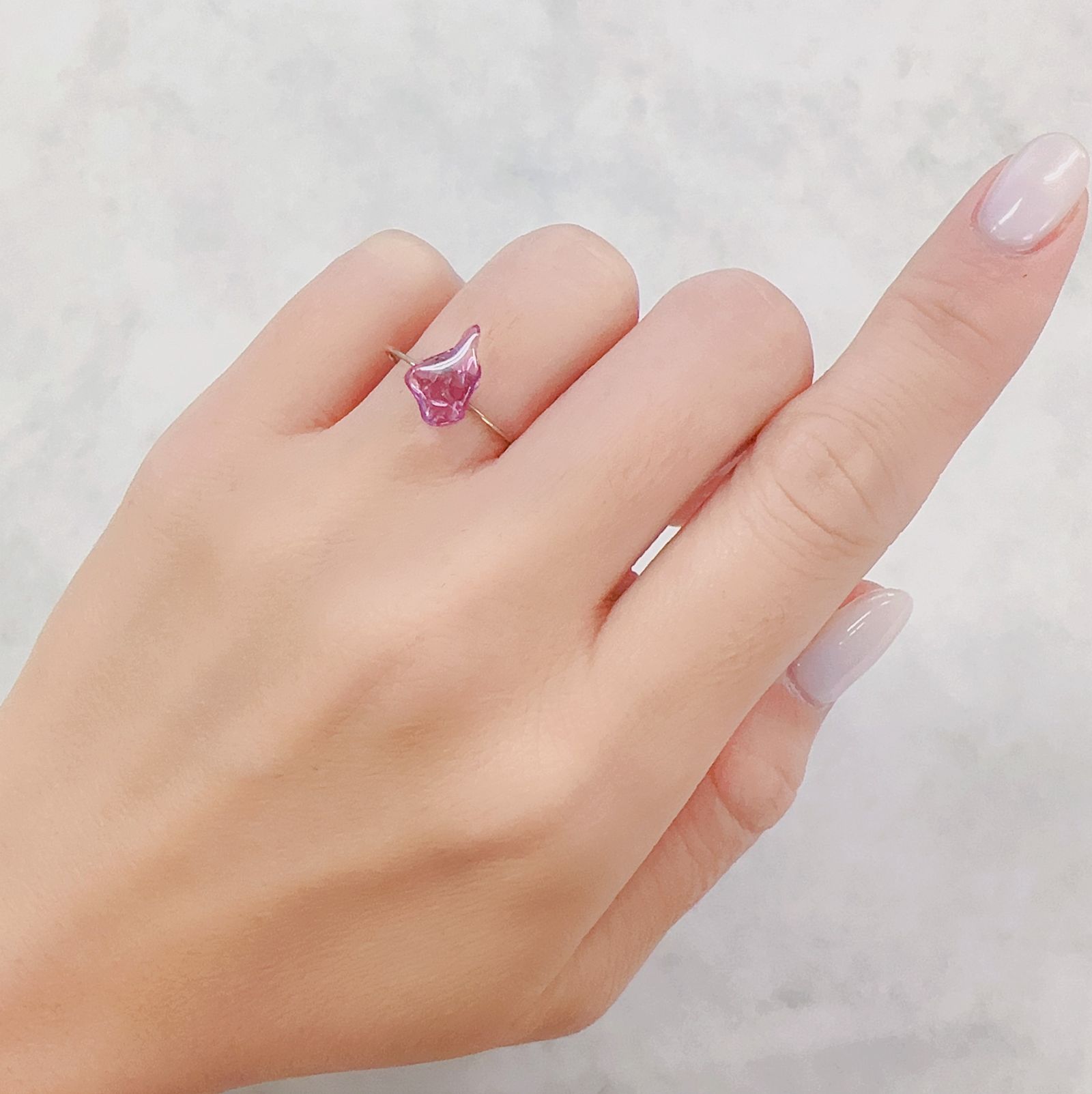 ◇フリーフォーム◇パープルピンクサファイア 非加熱 マダガスカル産 1.68ct[230722662]11.7x7mm前後