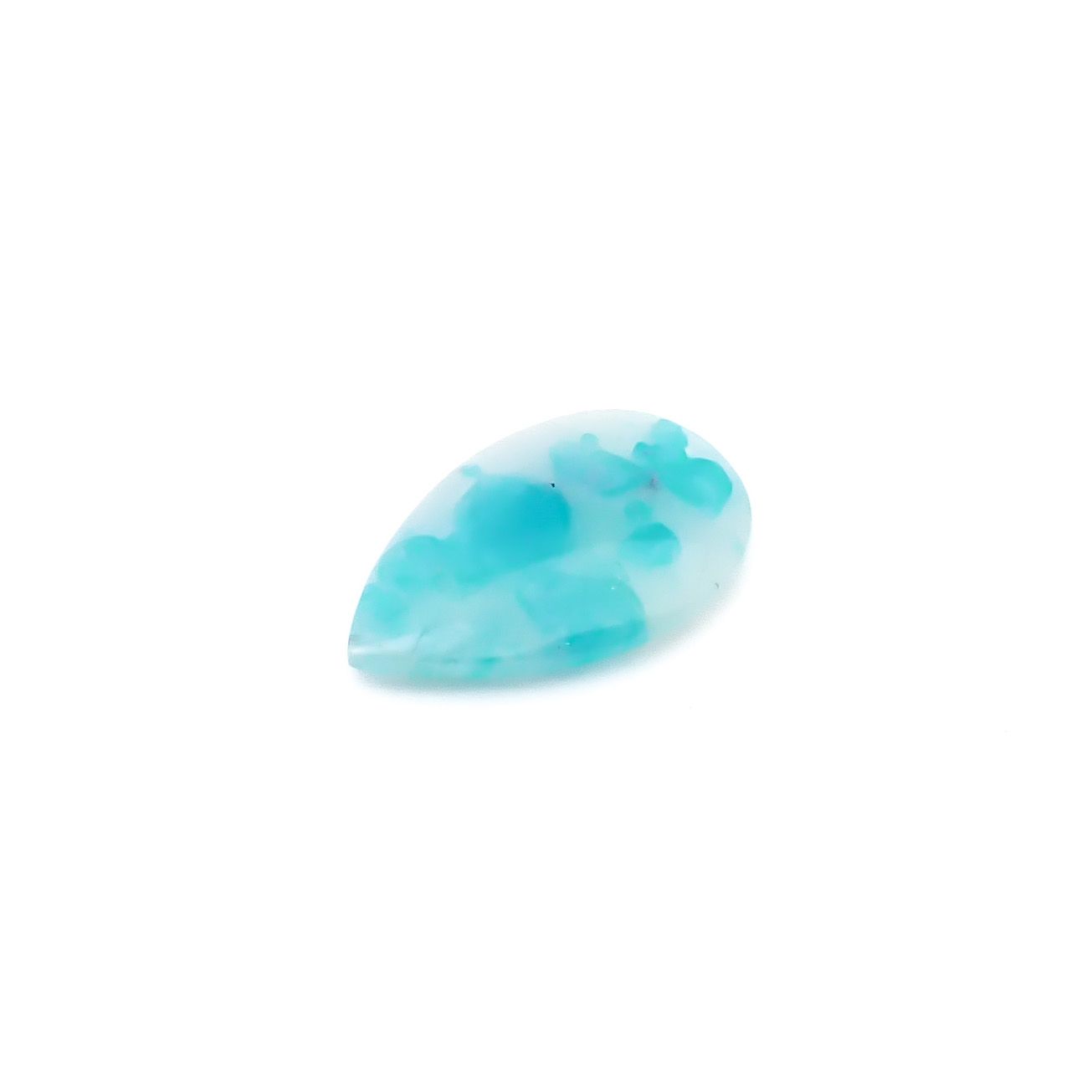 ◇リバーシブル◇パライバトルマリンインクオーツ ブラジル産 3.01ct / 15.9x10mm前後 [260932731]